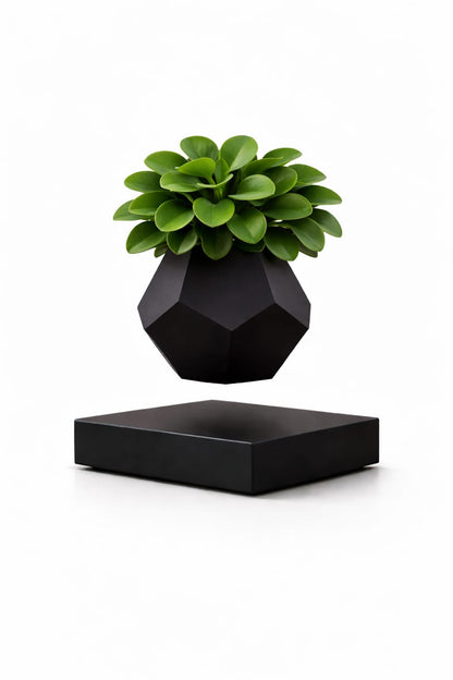 HTL Maceta Flotante Magnética | Levitación 360° para Espacios Modernos