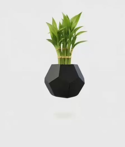 HTL Maceta Flotante Magnética | Levitación 360° para Espacios Modernos